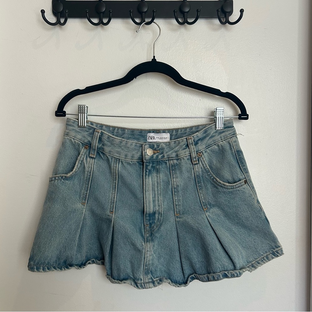 Zara Denim Mini Skirt